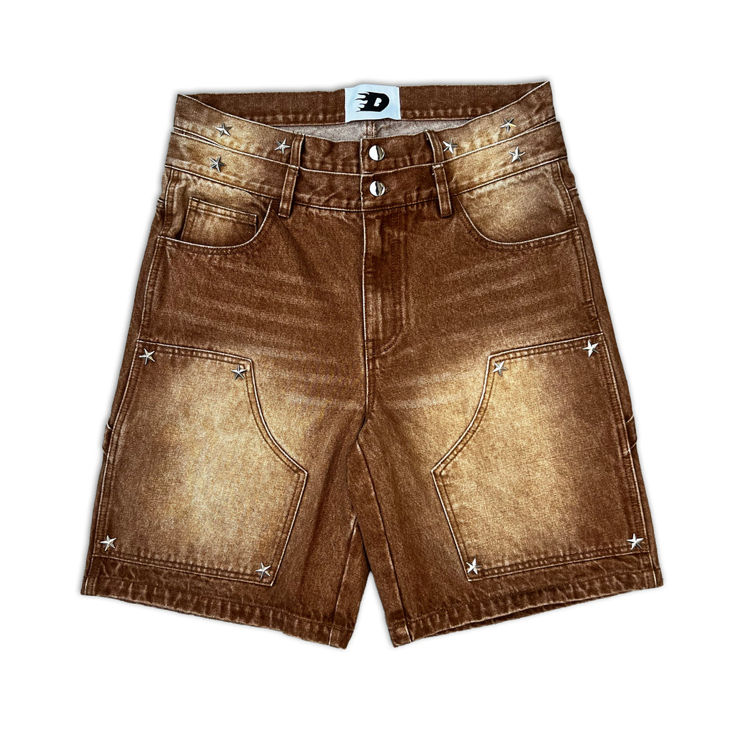 STAR CARPENTER SHORTS BROWN