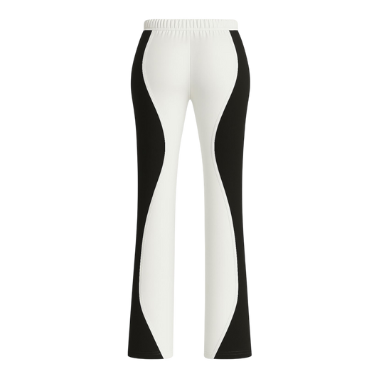 DINASTY FUTURE SWEATPANTS WHITE AND BLACK
