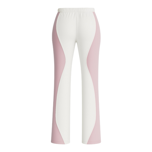 DINASTY FUTURE SWEATPANTS WHITE AND PINK