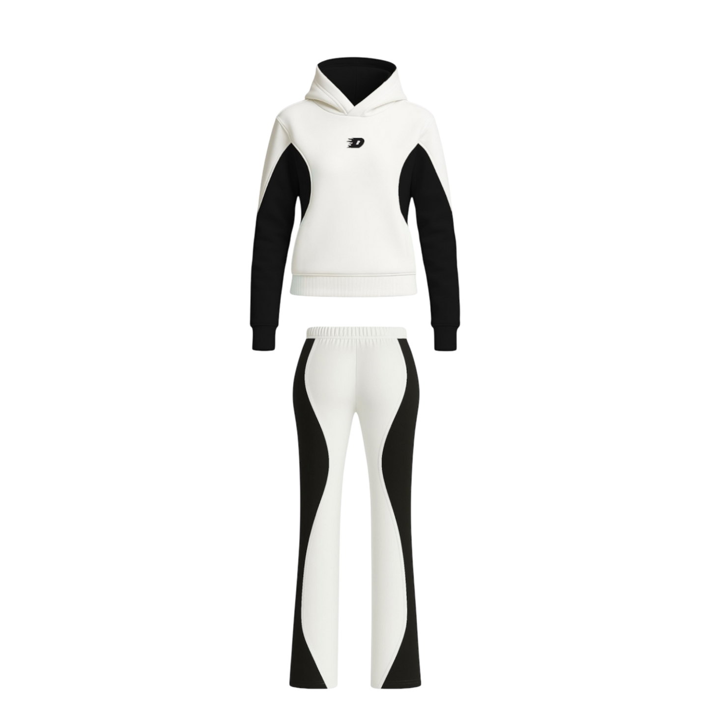 DINASTY FUTURE TRACKSUIT WHITE AND BLACK