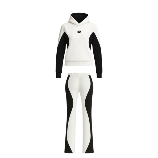 DINASTY FUTURE TRACKSUIT WHITE AND BLACK