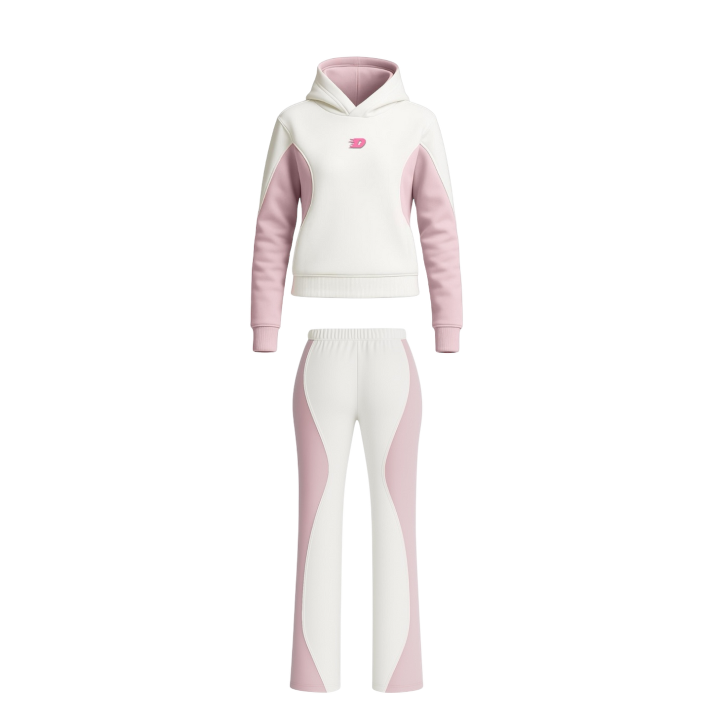 DINASTY FUTURE TRACKSUIT WHITE AND PINK