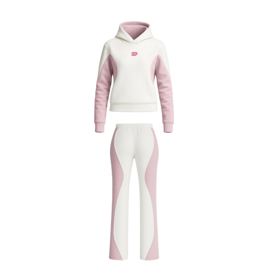 DINASTY FUTURE TRACKSUIT WHITE AND PINK
