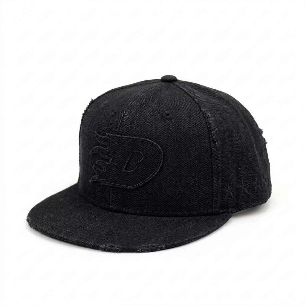 DENIM HAT BLACK