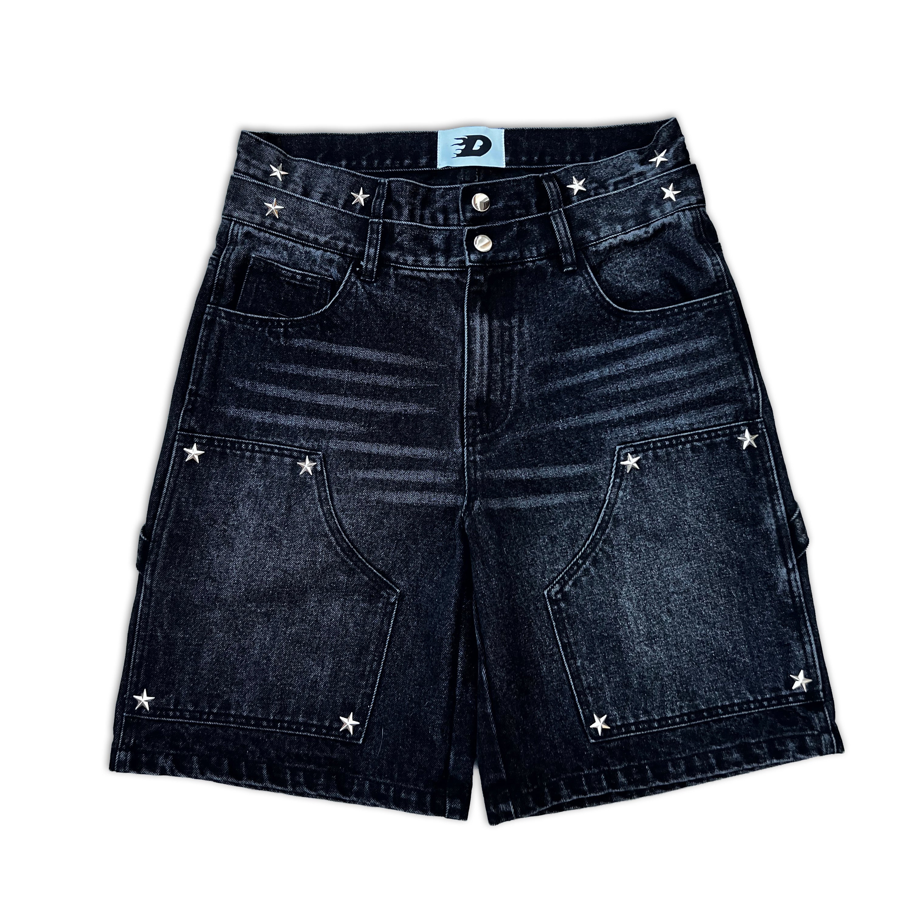 STAR CARPENTER SHORTS BLACK