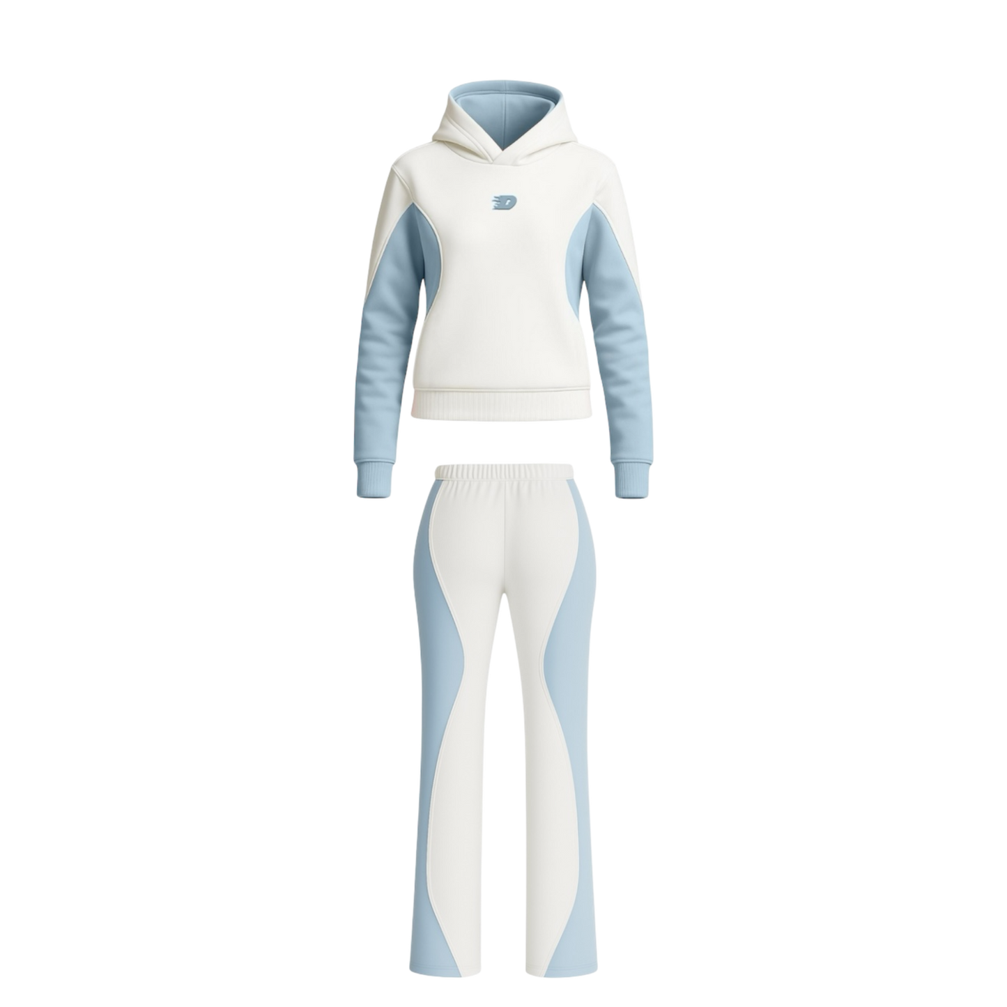 DINASTY FUTURE TRACKSUIT WHITE AND LIGHT BLUE